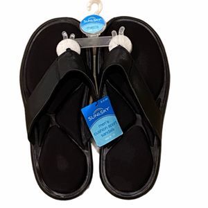Sun & Sky Men's Cushioned Sandals  Size 9-10